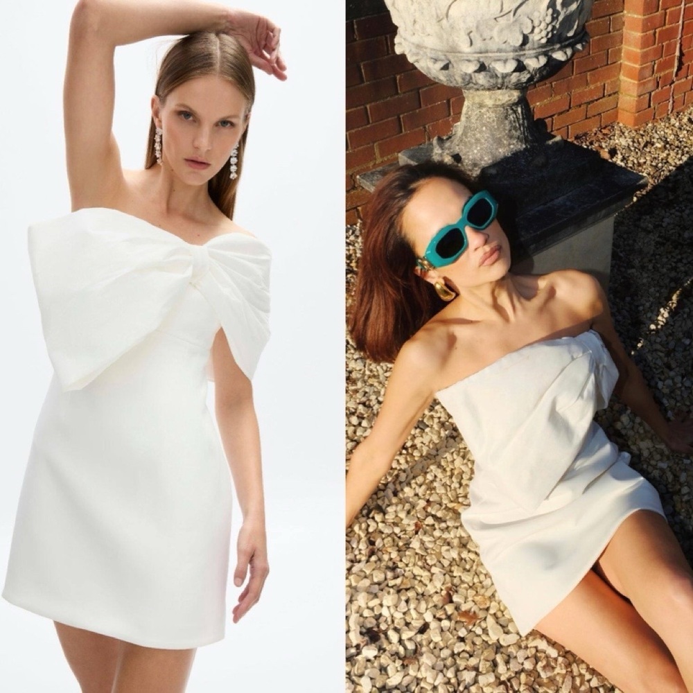 NEW RACHEL GILBERT KACE MINI DRESS Feminine Coquette Bridal Shower Quiet Lux
